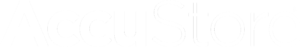 AccuStore Logo White