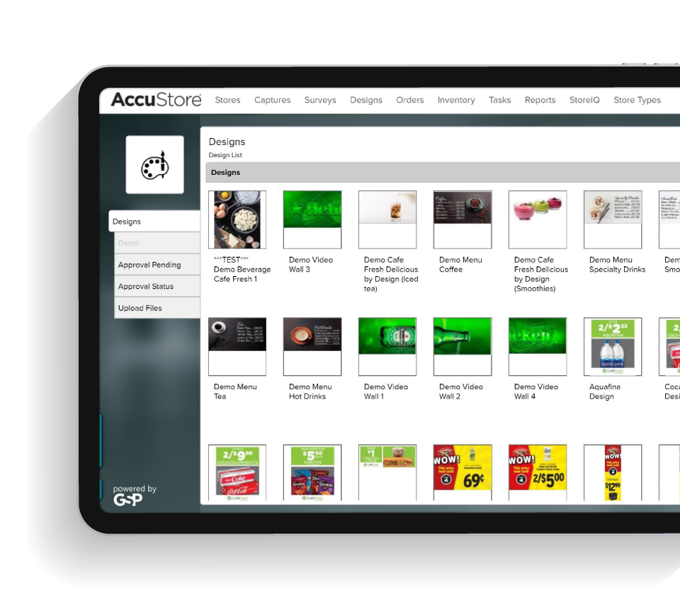 AccuStore Profile Tablet
