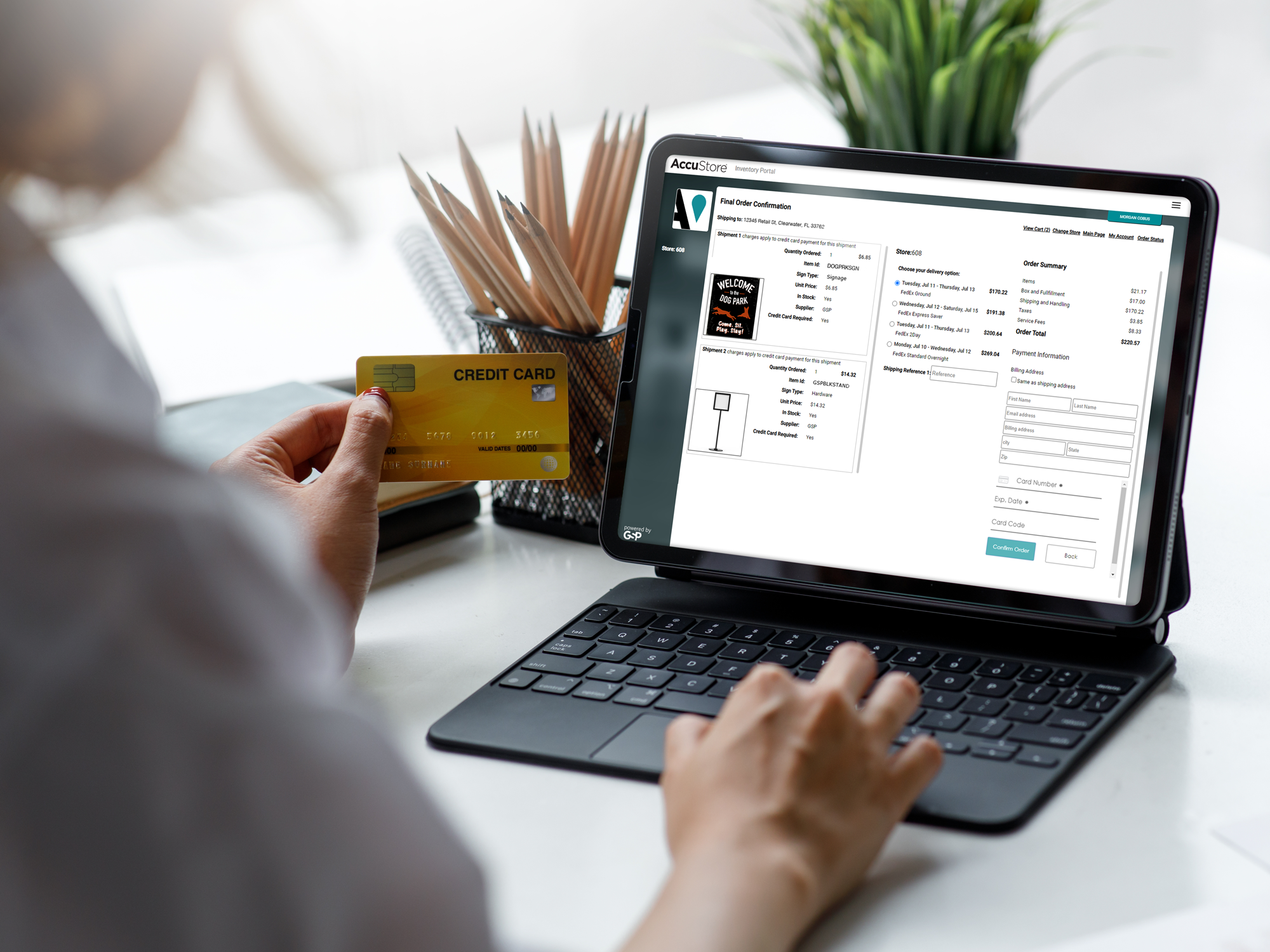 AccuStore Portal Payment Tablet