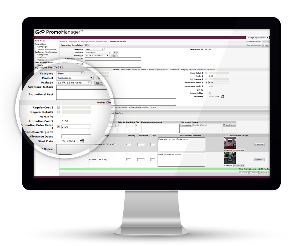 AccuStore Stripes Portal
